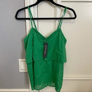 💥NWT💥 Michael Stars Green Tiered Cami Voile
